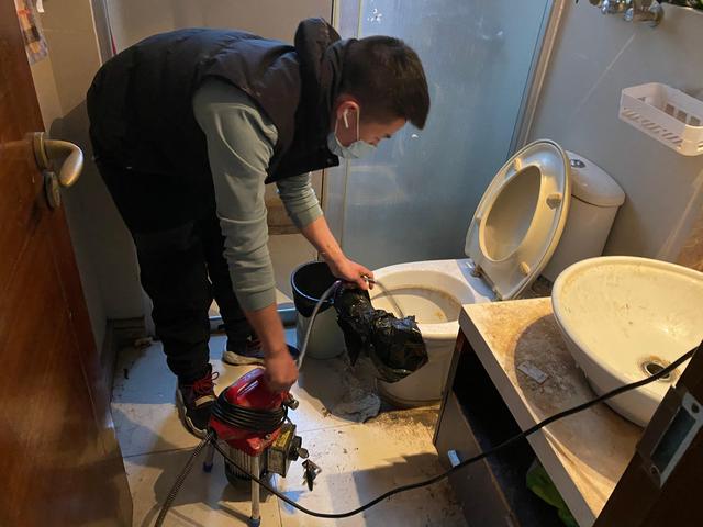 白山马桶疏通-疏通下水道