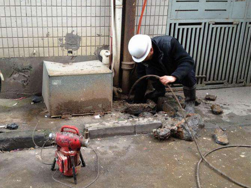 白山疏通下水道-洗菜池疏通